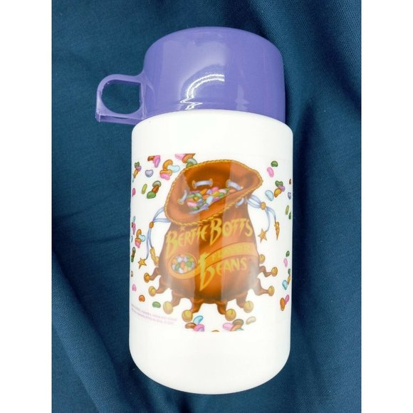 Harry Potter Hermione Purple Botts Beans Vintage Lunch Bag Thermos New With Tags - Picture 3 of 12